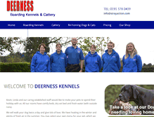 Tablet Screenshot of deernesskennels.co.uk
